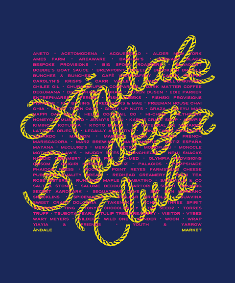 Ándale Bodega Club Tee - Navy