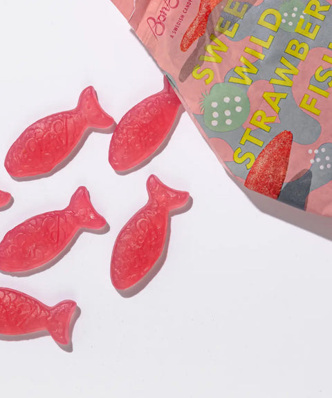 Sweet Wild Strawberry Fish Gummies