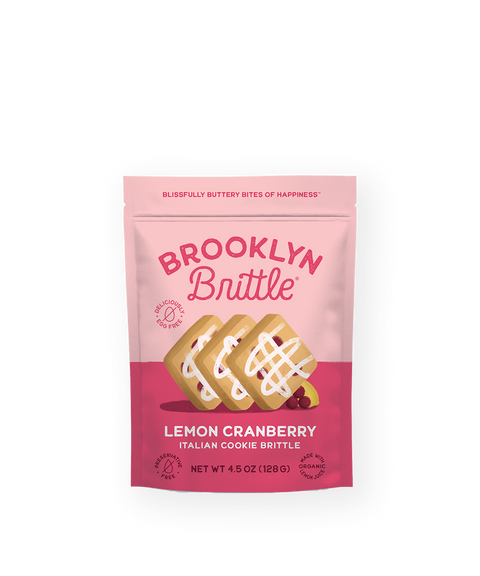 Italian  Cookie Brittle - Lemon Cranberry