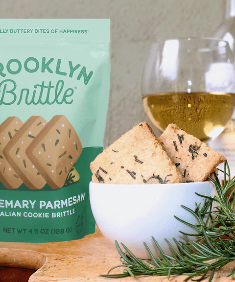 Italian Cookie Brittle - Rosemary Parmesan