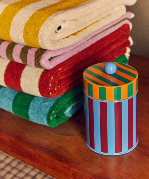 Medium Striped Canister