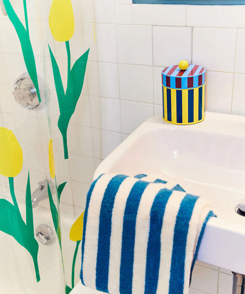 Small Striped Canister