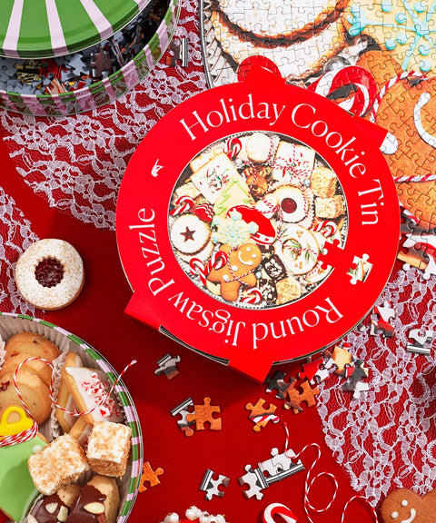 Holiday Cookie Tin Puzzle