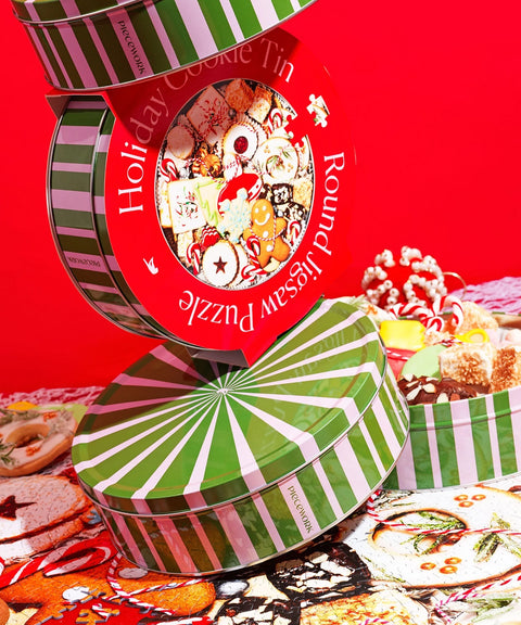 Holiday Cookie Tin Puzzle