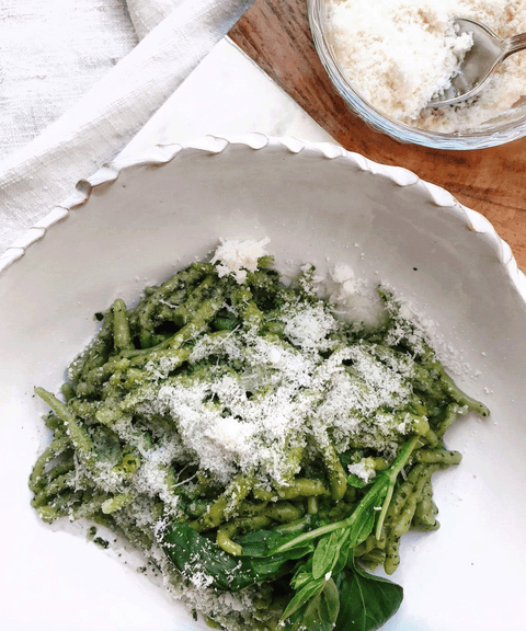 Trofiette with Pesto