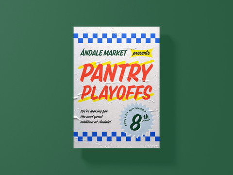 Pantry Playoffs: Open vendor call