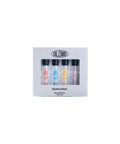 BLOMB Explore Pack 4-piece perfume sample kit in a white box with a clear window.