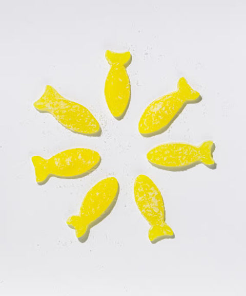 Sour Elderflower Fish Gummies