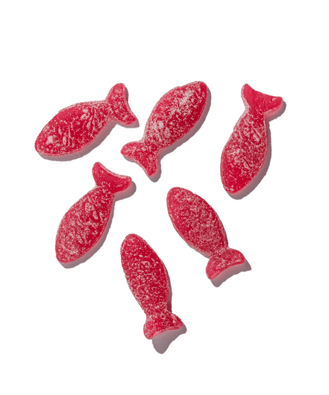 Sour Wild Strawberry Fish Gummies