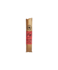 Hellenic Farms Fig Salami with smoked paprika and pepper, wrapped in kraft paper with a red label.