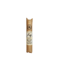 Hellenic Farms Fig Salami with pistachio and pepper, wrapped in kraft paper with a cream label.