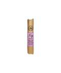 Hellenic Farms Fig Salami with almonds and black pepper, wrapped in kraft paper with a lavender label.
