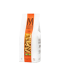 A bag of Mancini Pastifico Agricolo fusilli pasta with a clear window revealing pasta inside.