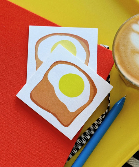 Egg & Toast Sticky Notes