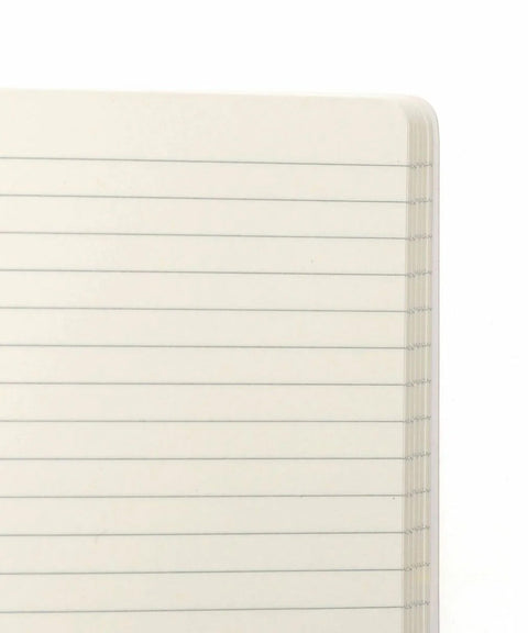 Soft Cover A5 Ruled Notebook - White