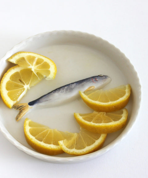 Porcelain Sardine Dish