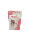 A bag of Stellar Granola in 'Cinnamon Toast' flavor with a pink and white graphic design.