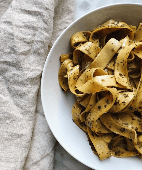 Pappardelle with Porcini & Truffle Oil